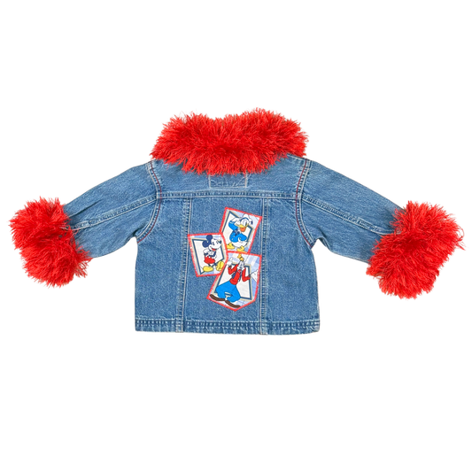 Rare Vintage Custom OshKosh Disney Denim Jacket – 12M