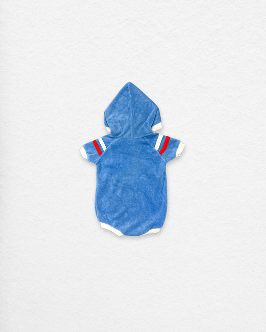 Vintage Doe Spun Terry Hooded Onesie – 12M