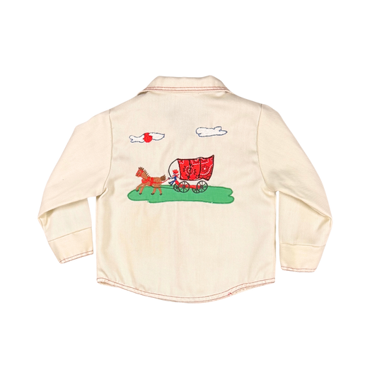 Rare Vintage 1970s Cowboy Western Two-Piece Set | 12M