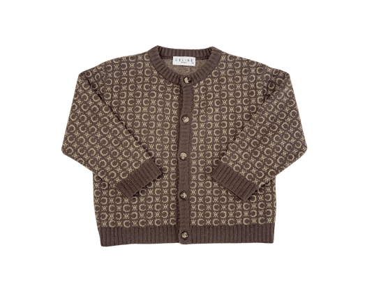 CELINE Vintage Baby Cardigan – Size 2-3Y