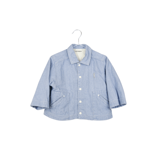 YSL Vintage Kids Denim Jacket – Size 12–24 Months