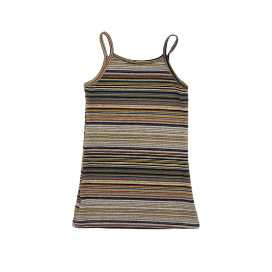 Vintage Stripe Knit Dress – 2–3 Years