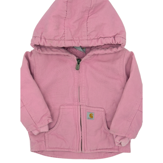 Carhartt Duck Hooded Jacket – 12M (Pink)