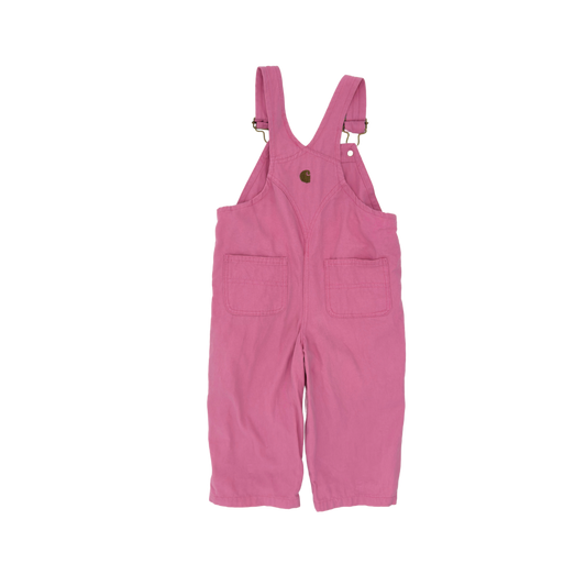Carhartt Pink Overalls – Size 2–3 Years