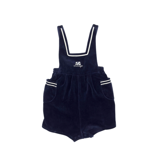 Courrèges Velvet Overalls – Size 18-24M