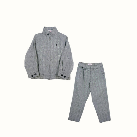 YSL Enfants Plaid Set – 5Y
