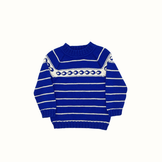 Hand-Knit Sweater – 3–4Y