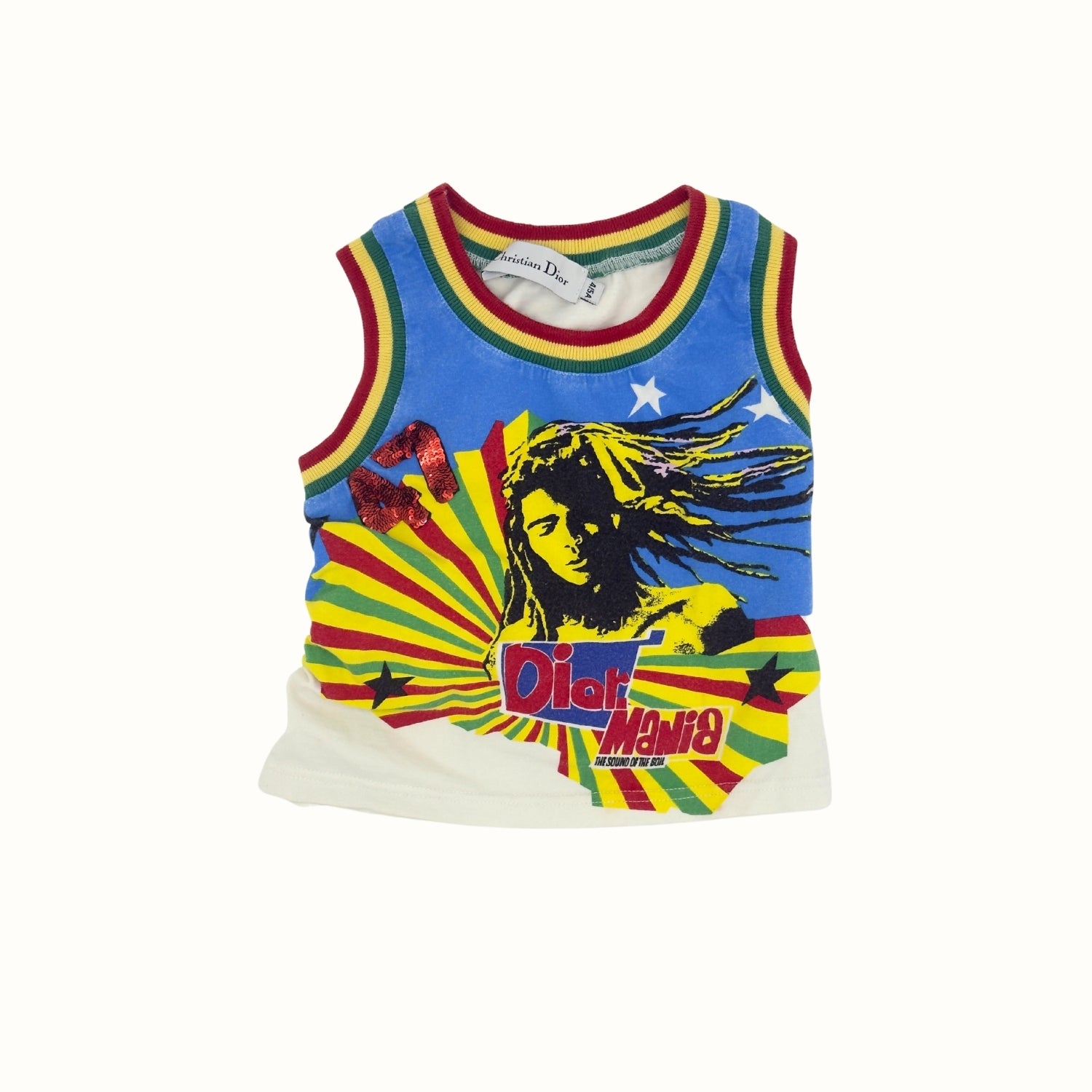 激レア Christian Dior ガリアーノ期 kids　タンクトップ DIOR | キッズ タンクトップ コットン リブニット