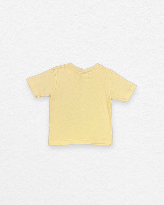Vintage Yellow Basic Tee – 2Y