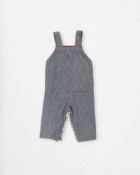 Vintage Healthtex Striped Overalls – 6M