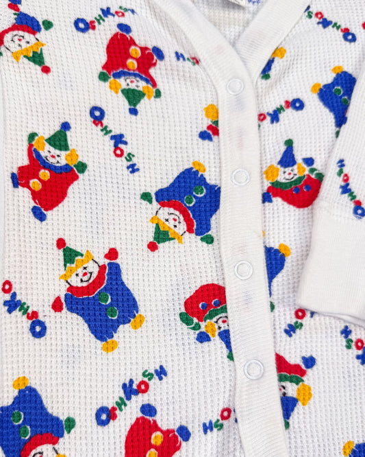 OshKosh Clown Print Onesie – 6M