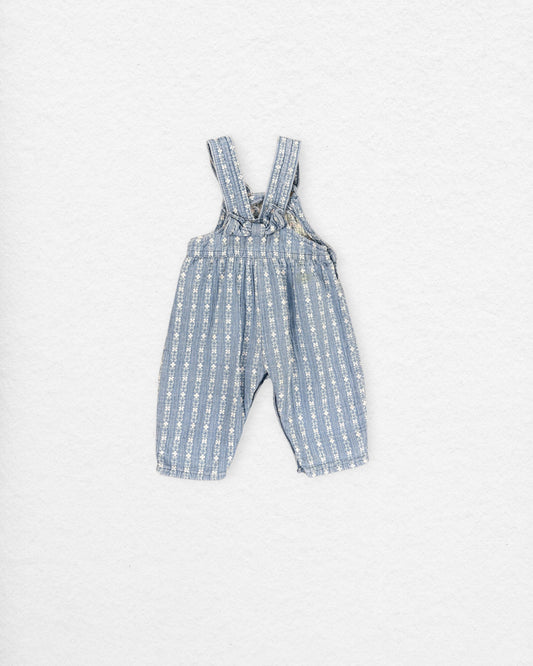 OshKosh Vintage Floral Overalls – 3-6M