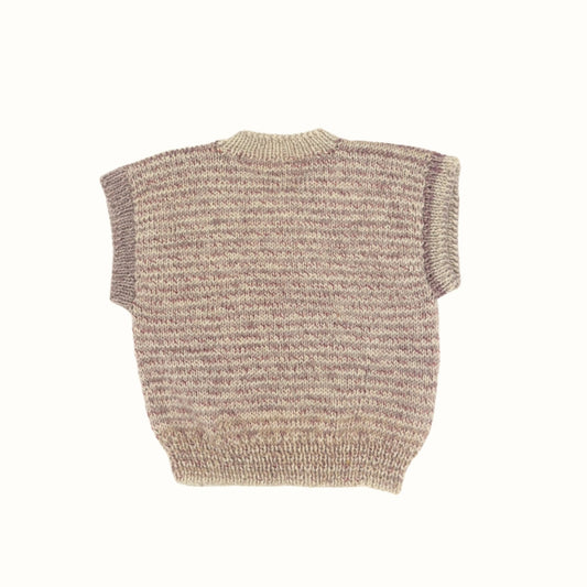 Marled Knit Vest – 3–4Y