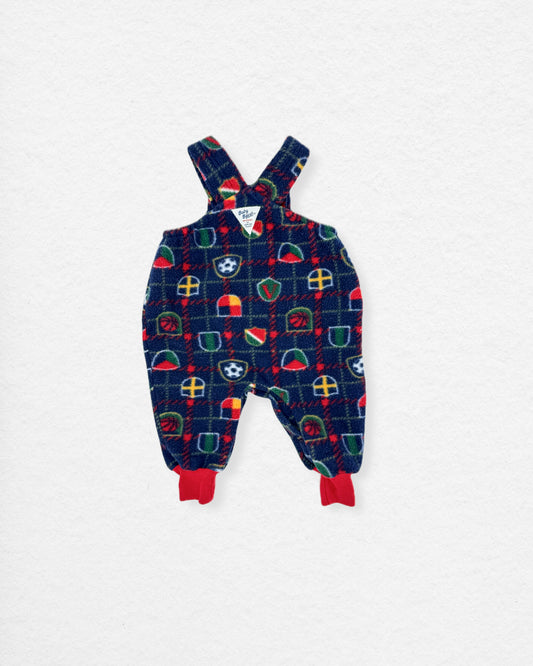 OshKosh Fleece Overalls – 6–9M