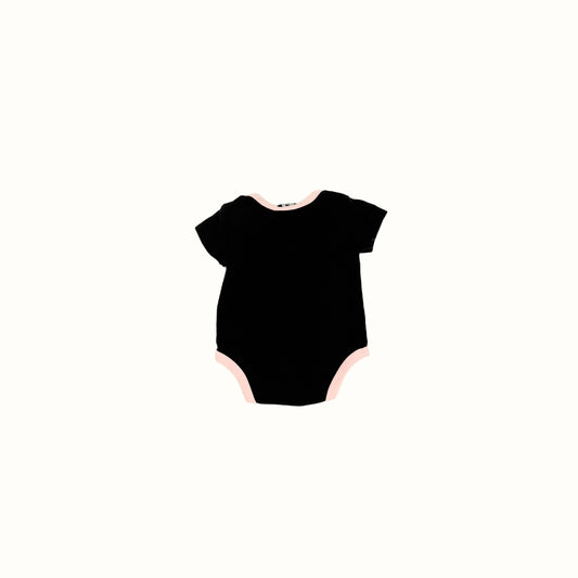 Guess Star Logo Baby Onesie – 0–3M