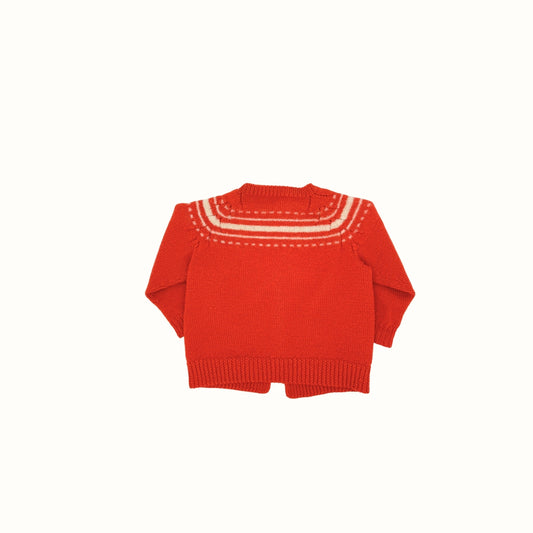 Vintage Hand Knit Cardigan – 2–3Y
