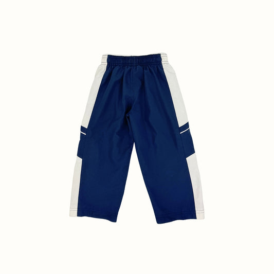 Nike Navy + White Track Pants – 2T