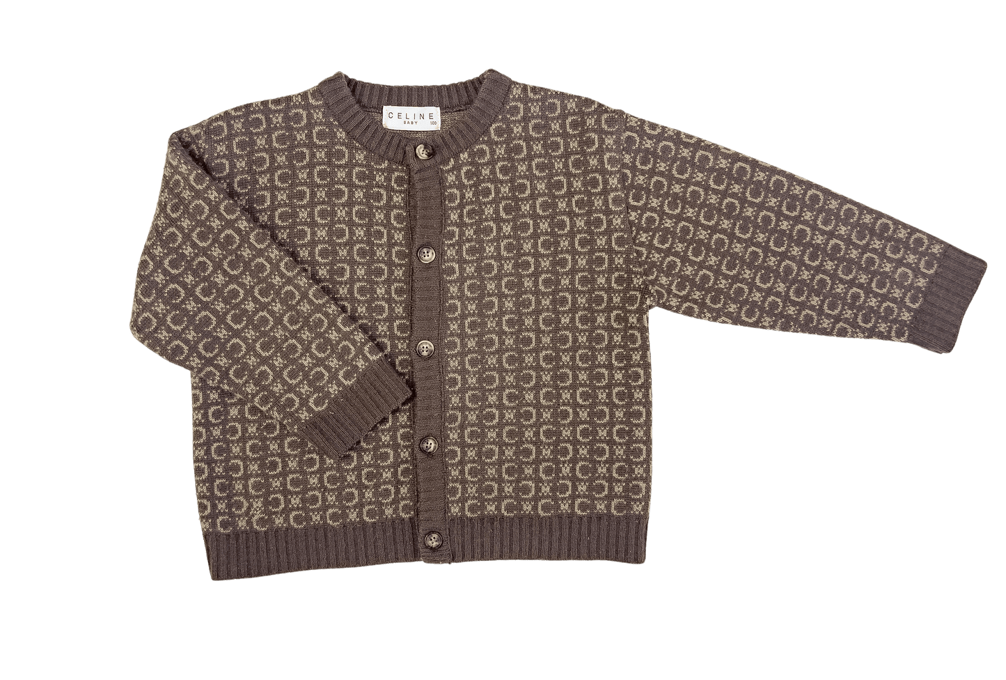 CELINE Vintage Baby Cardigan – Size 2-3Y