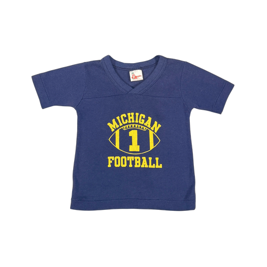 Vintage Michigan Football T-Shirt – 2–3Y