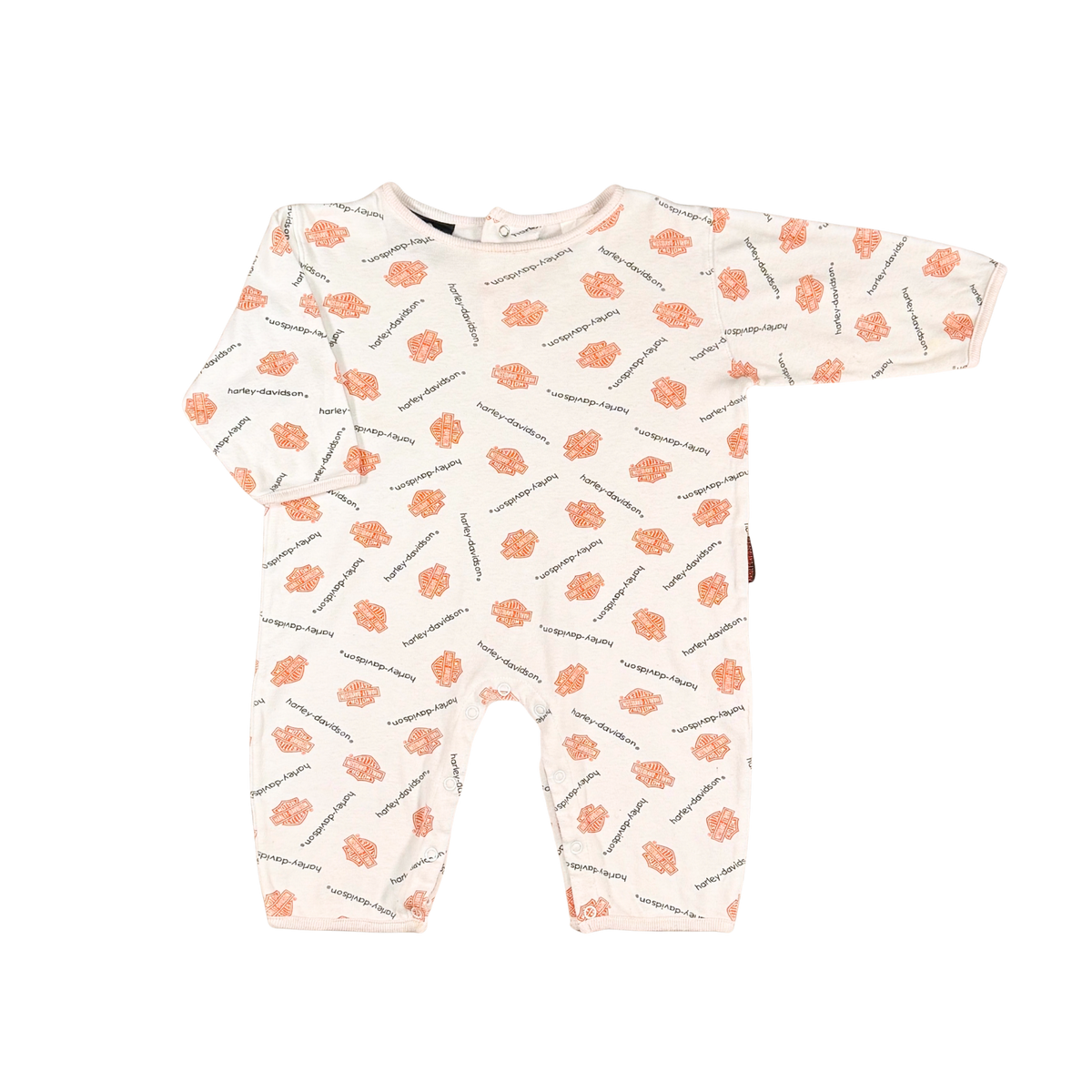 Vintage Harley-Davidson All-Over Print Romper 12-18M