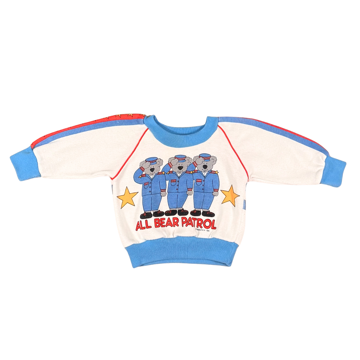 Vintage 'All Bear Patrol' Baby Sweatshirt – 6–9M