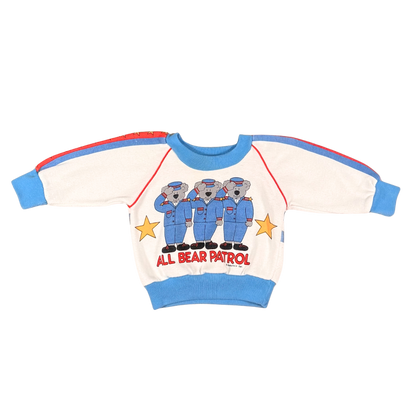 Vintage 'All Bear Patrol' Baby Sweatshirt – 6–9M