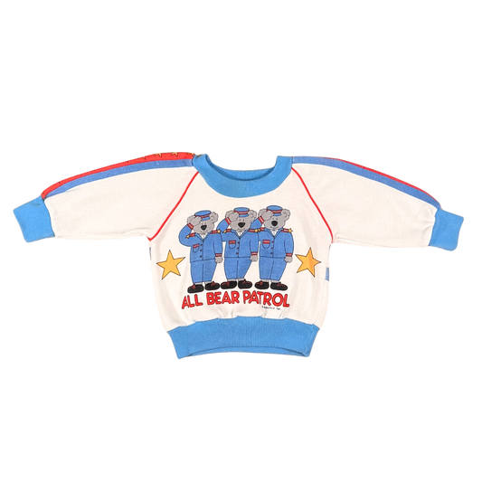 Vintage 'All Bear Patrol' Baby Sweatshirt – 6–9M