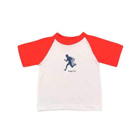 Vintage “Jogging” Raglan T-Shirt – 3Y