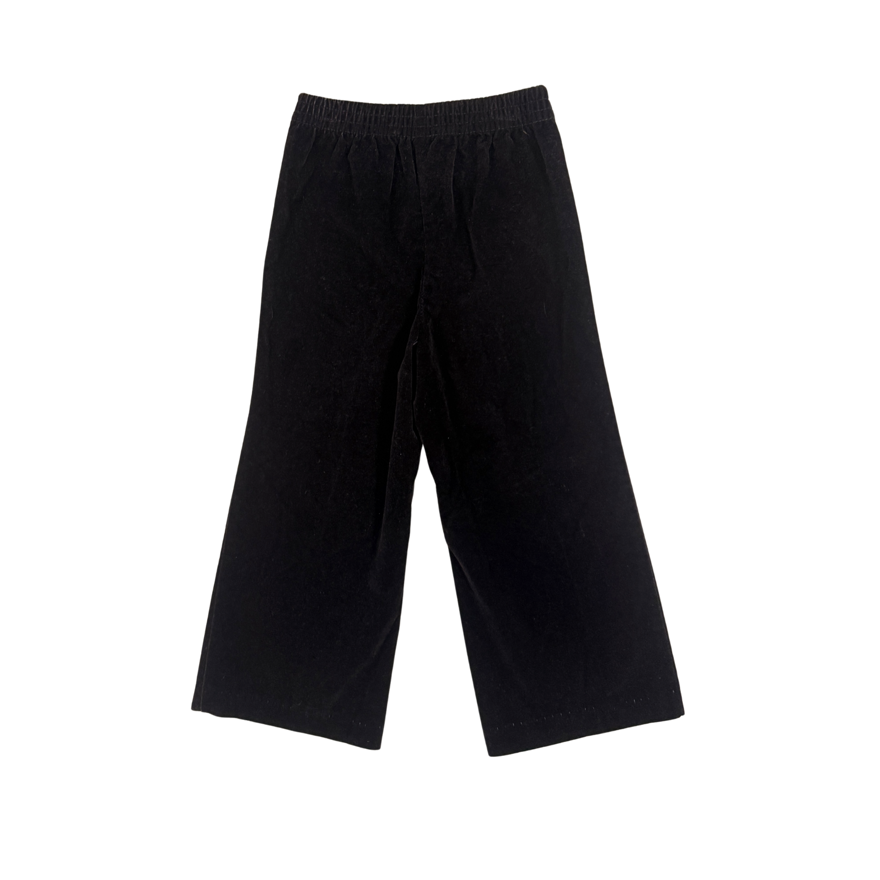 Vintage Black Velvet Wide Leg Pants – 3T