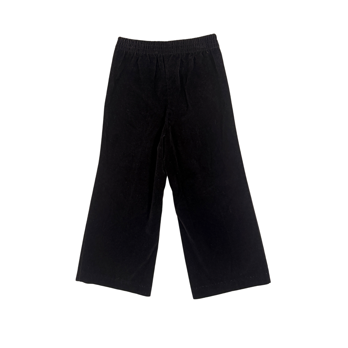 Vintage Black Velvet Wide Leg Pants – 3T