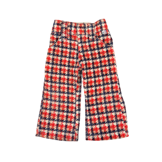 Vintage 70s Billy the Kid Plaid Corduroy Pants – 12–18M