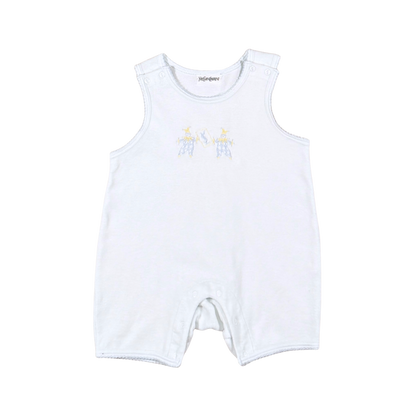 Vintage Yves Saint Laurent Baby Velour Romper 12–18M
