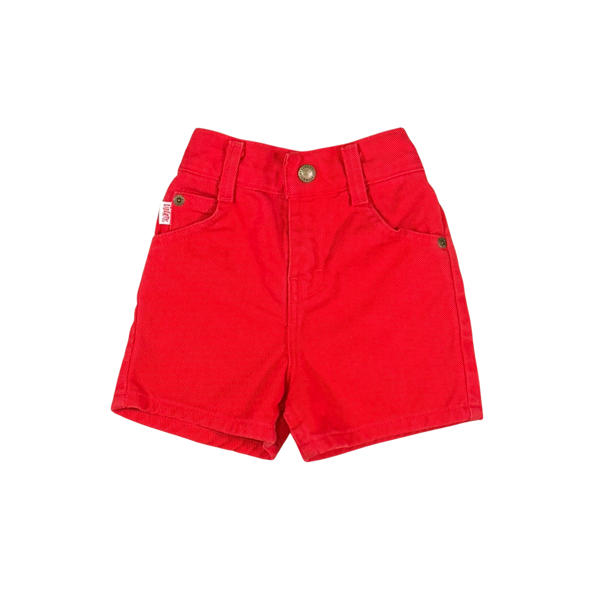 Vintage Liberty Red Denim Shorts | 18M