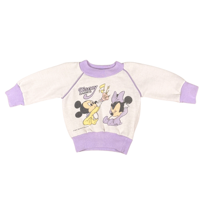 Vintage 1984 Disney Babies Mickey & Minnie Sweatshirt – 0–6M