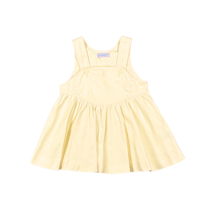 Vintage Yves Saint Laurent Yellow Pinafore Dress | 12–18M