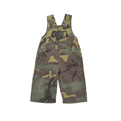 Vintage Liberty Camo Overalls – 12M
