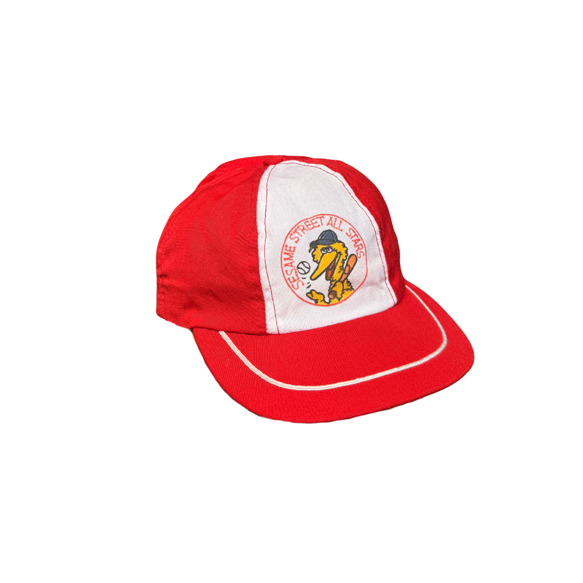 Vintage 1980s Sesame Street Big Bird Cap – 6M–2Y