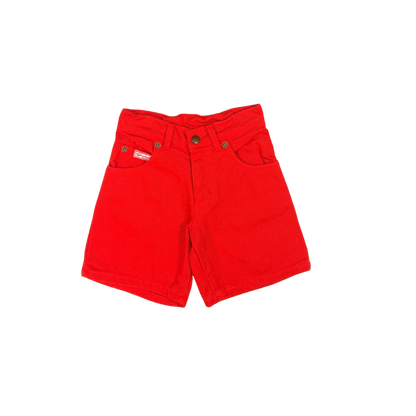 Vintage Baby Guess Red Denim Shorts – 2Y