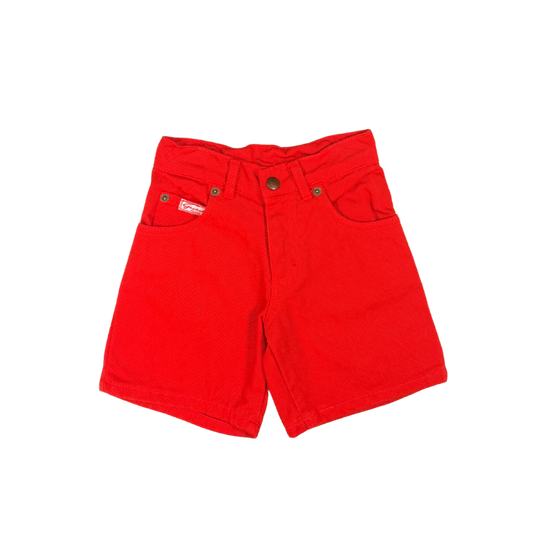 Vintage Baby Guess Red Denim Shorts – 2Y