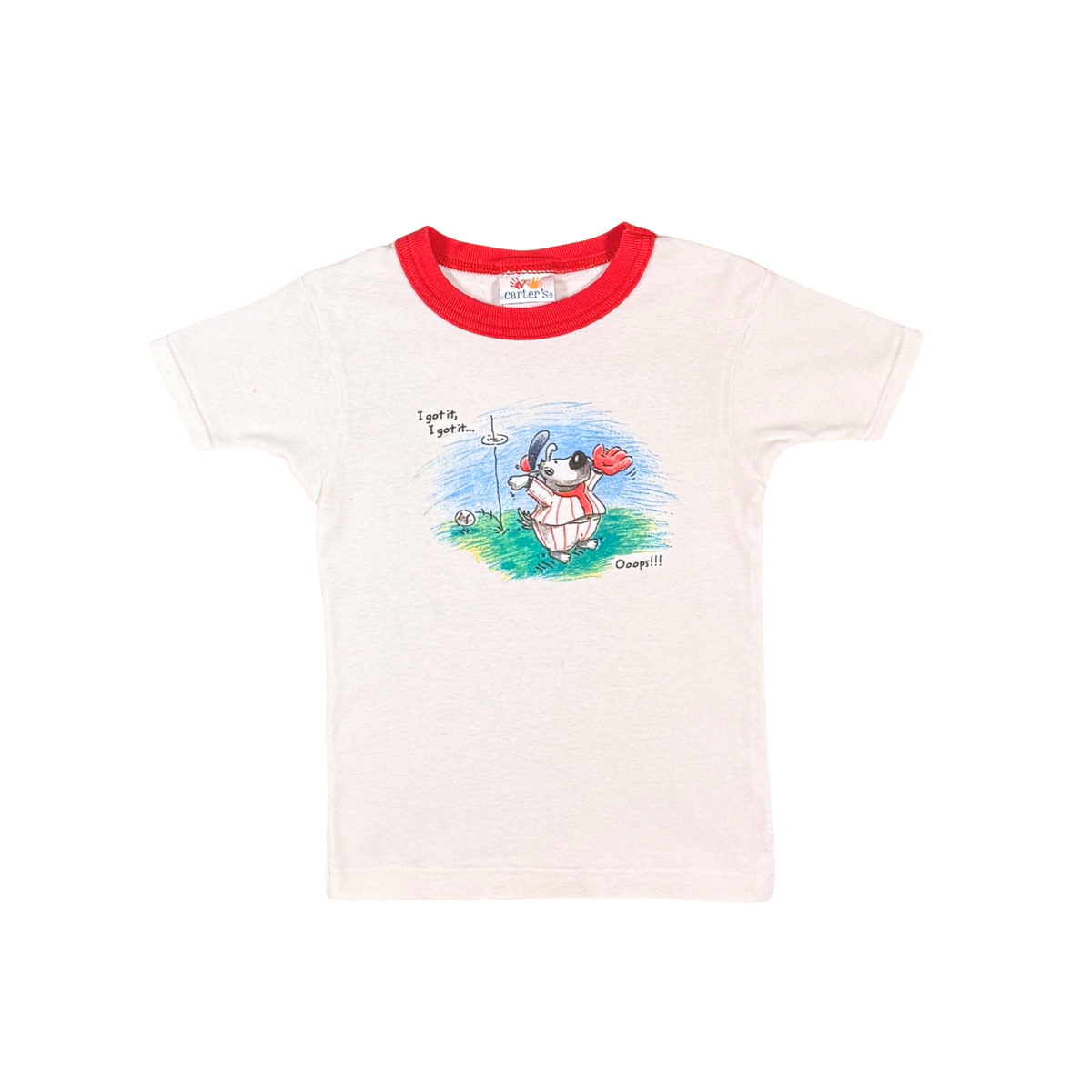 Vintage Carter’s Baseball Dog Tee – 3T