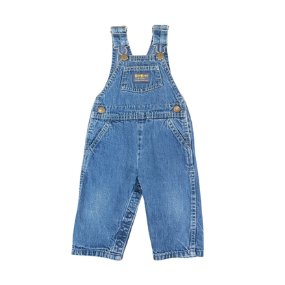 Vintage OshKosh Vestbak Denim Overalls – 12M