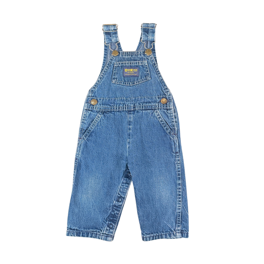 Vintage OshKosh Vestbak Denim Overalls – 12M