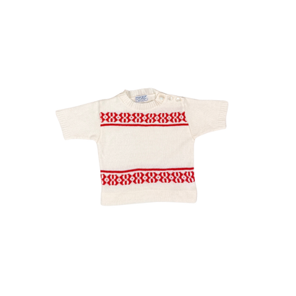 Vintage 1970s Crest-Le Knit Baby Sweater – 1–2Y