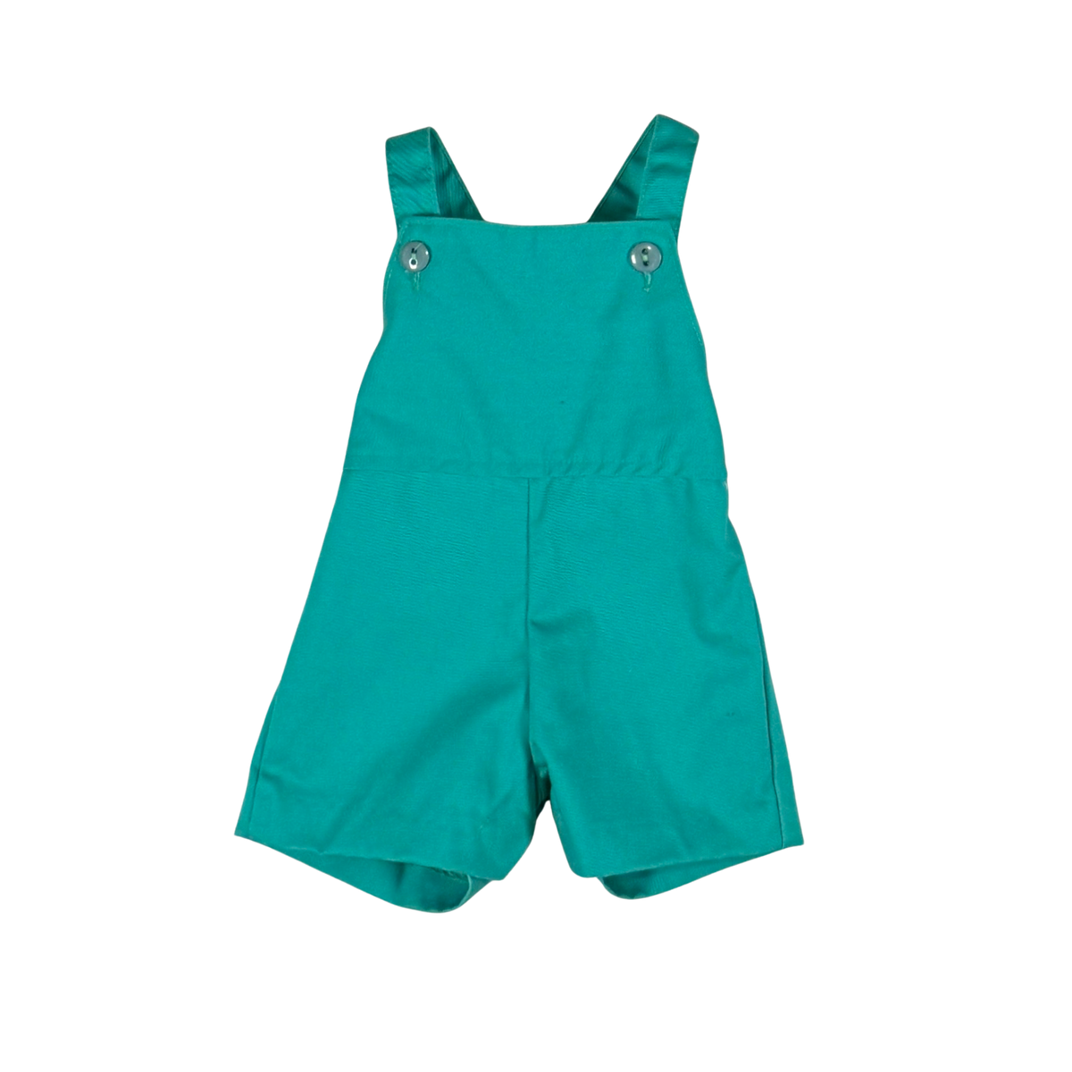 Vintage 70s Health-Tex Green Baby Shortalls – 6M