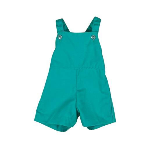 Vintage 70s Health-Tex Green Baby Shortalls – 6M