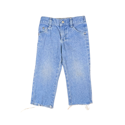 Vintage 80s Lee Kids Wide Leg Jeans – 2T