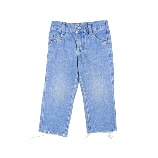 Vintage 80s Lee Kids Wide Leg Jeans – 2T
