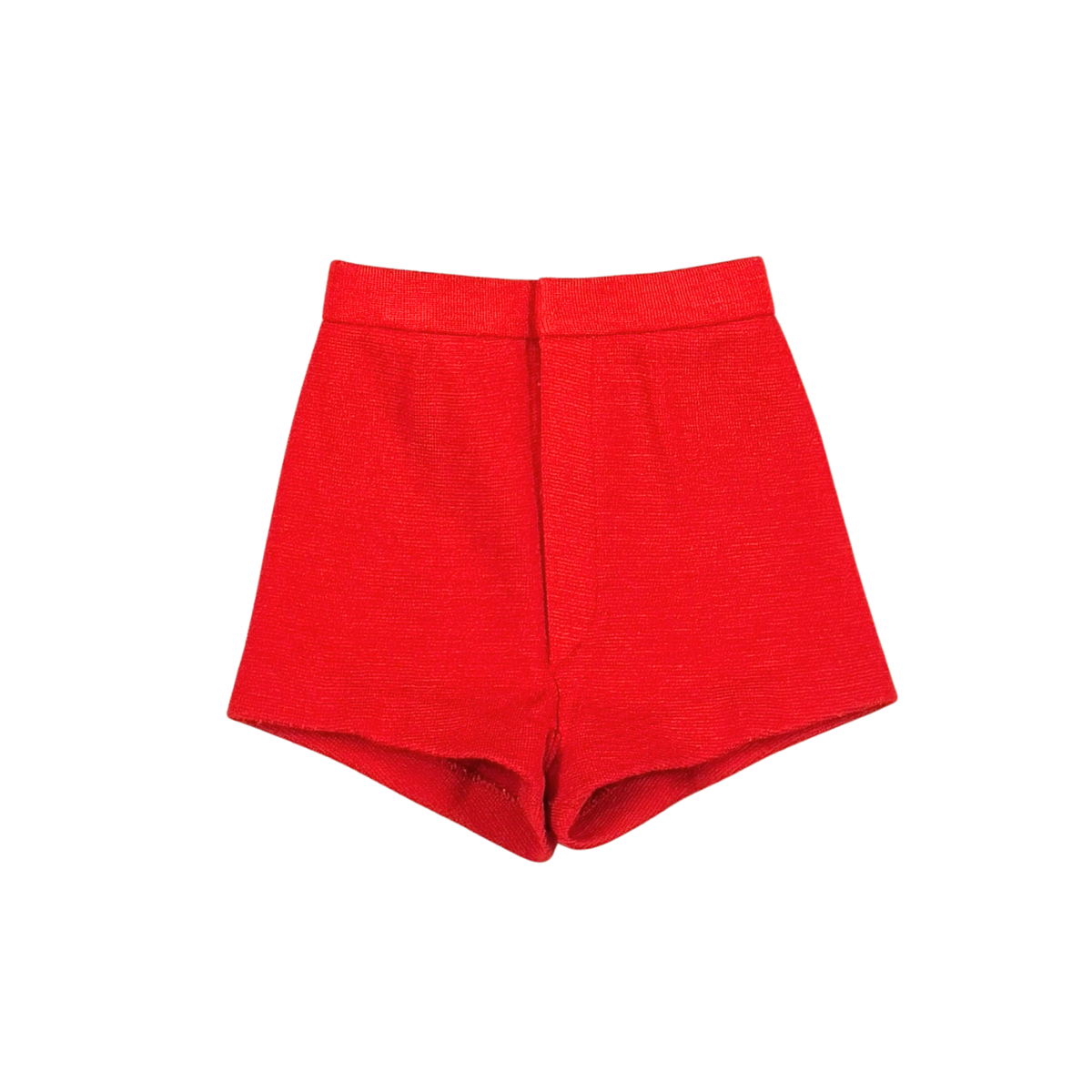 Vintage Yves Saint Laurent Red Knit Shorts – 3Y