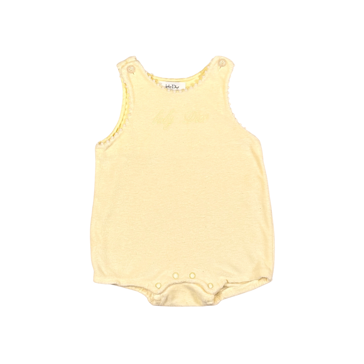 Vintage Baby Dior Terry Romper – 12M