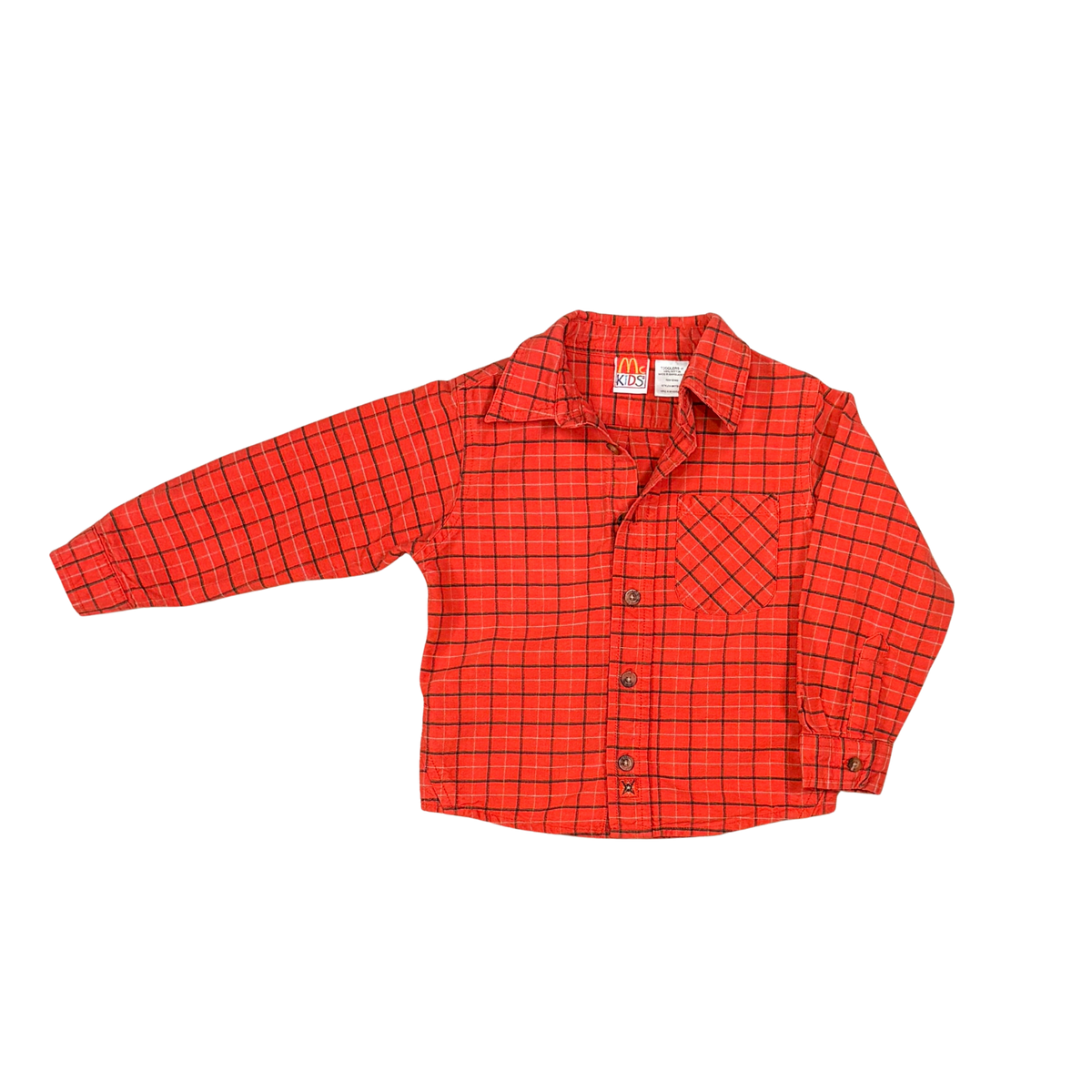 Vintage McKids Plaid Flannel Shirt – 3Y